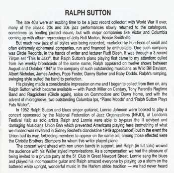 CD Ralph Sutton: Eye Opener