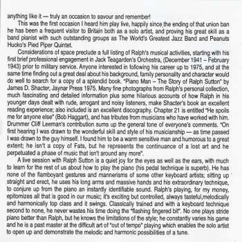 CD Ralph Sutton: Eye Opener