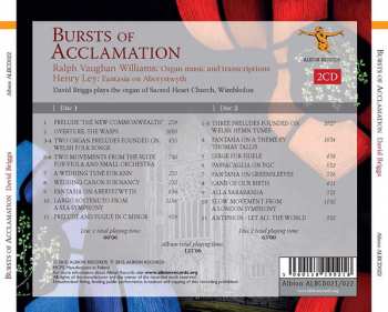 2CD Ralph Vaughan Williams: Bursts Of Acclamation: Organ Music And Transcriptions