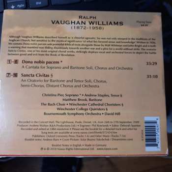 CD Ralph Vaughan Williams: Dona Nobis Pacem (Cantata) / Sancta Civitas (Oratorio)