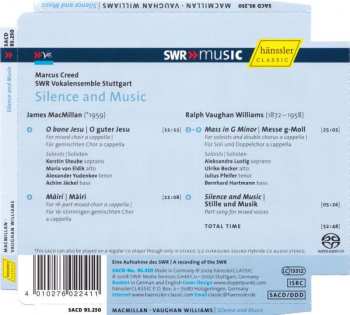 SACD Ralph Vaughan Williams: Silence And Music