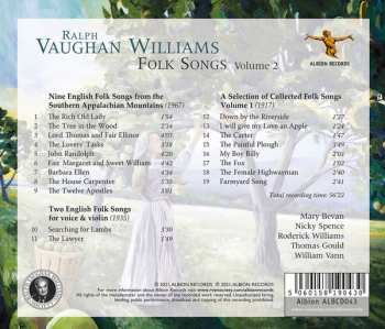CD Ralph Vaughan Williams: Folk Songs Volume 2
