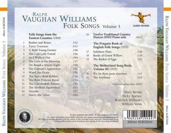 CD Ralph Vaughan Williams: Folk Songs Volume 3