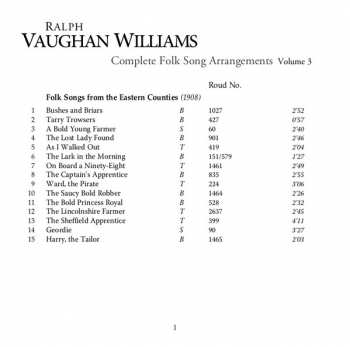 CD Ralph Vaughan Williams: Folk Songs Volume 3