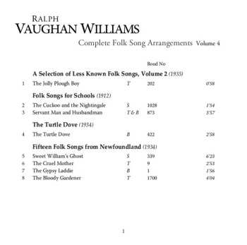 CD Ralph Vaughan Williams: Folk Songs Volume 4