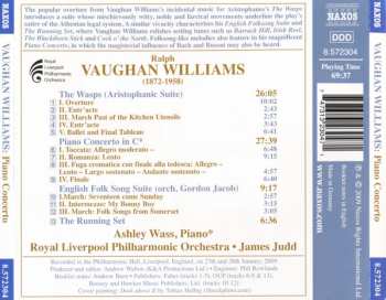 CD Ralph Vaughan Williams: Piano Concerto • The Wasps • English Folksong Suite • The Running Set