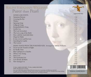 CD Ralph Vaughan Williams: Purer Than Pearl: Songs And Duets For Voices, Piano And Violin