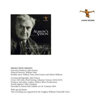 CD Ralph Vaughan Williams: Purer Than Pearl: Songs And Duets For Voices, Piano And Violin