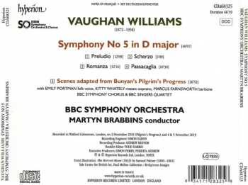 CD Ralph Vaughan Williams: Symphony No 5 / Scenes Adapted From Bunyan's Pilgrim's Progress