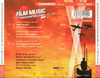 CD Ralph Vaughan Williams: The Film Music Of Ralph Vaughan Williams Volume 2 / 49th Parallel / The Dim Little Islands / The England Of Elizabeth