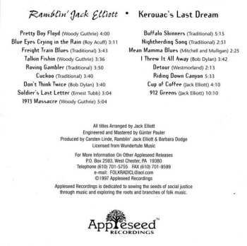 CD Ramblin' Jack Elliott: Kerouac's Last Dream