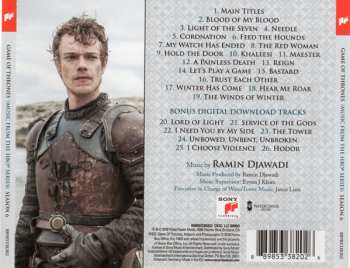 CD Ramin Djawadi: Game Of Thrones (Music From The HBO Series) Season 6