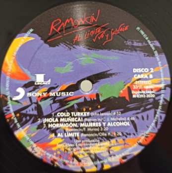 2LP Ramoncín: Al Límite, Vivo Y Salvaje