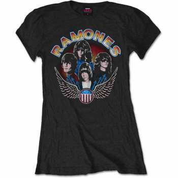 Merch Ramones: Női Póló Vintage Wings Photo 