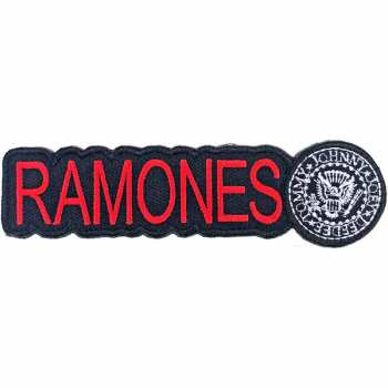 Merch Ramones: Felvarró Logo Ramones & Seal