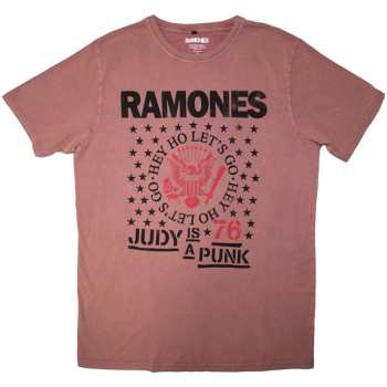 Merch Ramones: Stone Wash Póló Hey Ho Judy