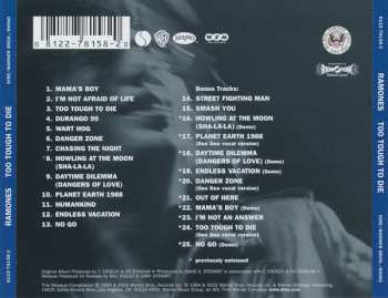 CD Ramones: Too Tough To Die