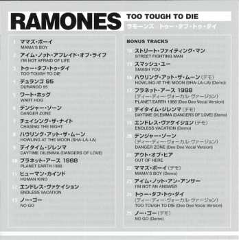 CD Ramones: Too Tough To Die