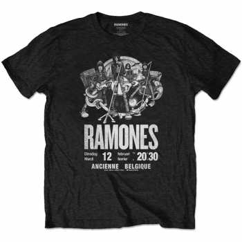 Merch Ramones: Tričko Belgique  S