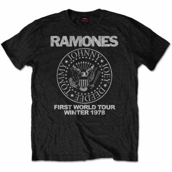 Merch Ramones: Póló First World Tour 1978 