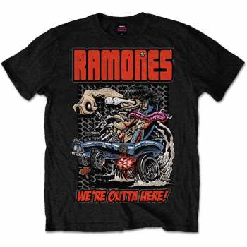 Merch Ramones: Póló Outta Here 