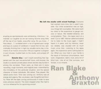 CD Anthony Braxton: A Memory Of Vienna