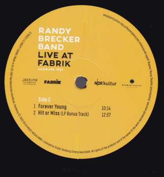 2LP Randy Brecker Band: Live At Fabrik Hamburg 1987