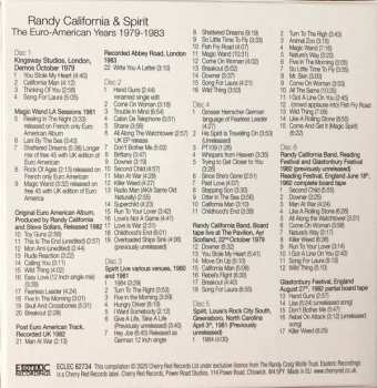6CD/Dobozkészlet Spirit: The Euro-American Years 1979-1983