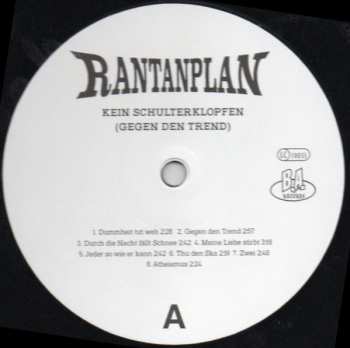 LP Rantanplan: Kein Schulterklopfen (Gegen Den Trend)