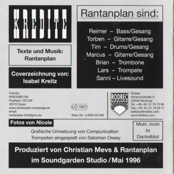 LP Rantanplan: Kein Schulterklopfen (Gegen Den Trend)