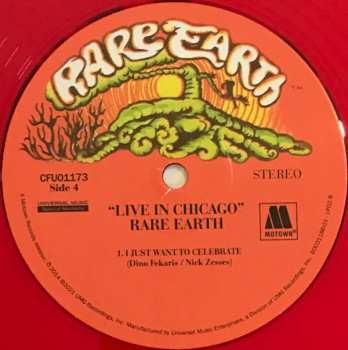 2LP Rare Earth: Live in Chicago DLX | LTD | CLR