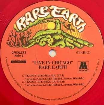 2LP Rare Earth: Live in Chicago DLX | LTD | CLR