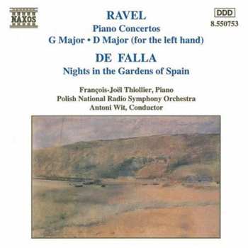 CD Manuel de Falla: Piano Concertos: G Major • D Major (For The Left Hand) / Nights In The Gardens Of Spain