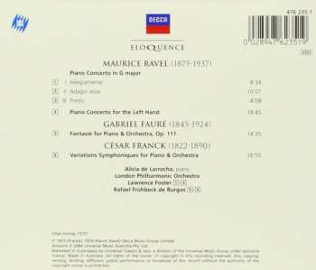 CD Maurice Ravel: Piano Concertos • Fantaisie • Variations Symphoniques