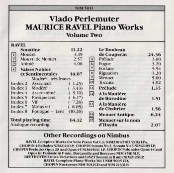 CD Maurice Ravel: Piano Works Vol. 2