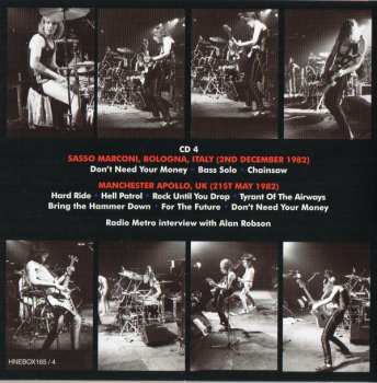 4CD/Dobozkészlet Raven: Rock Until You Drop (The 4CD Over The Top Edition)