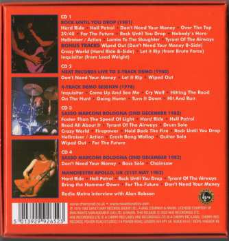 4CD/Dobozkészlet Raven: Rock Until You Drop (The 4CD Over The Top Edition)