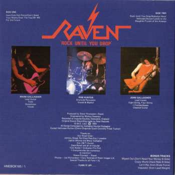 4CD/Dobozkészlet Raven: Rock Until You Drop (The 4CD Over The Top Edition)