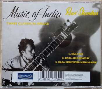 CD Ravi Shankar: Music Of India Three Classical Ragas