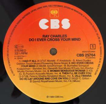 LP Ray Charles: Do I Ever Cross Your Mind