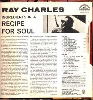 LP Ray Charles: Ingredients In A Recipe For Soul