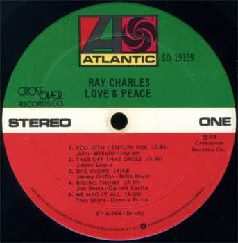 LP Ray Charles: Love & Peace