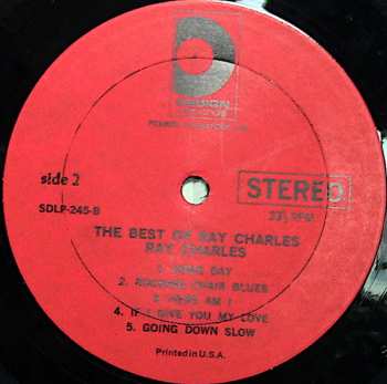 LP Ray Charles: The Best Of Ray Charles