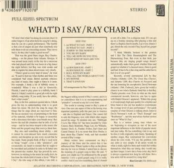 CD Ray Charles: What'd I Say LTD