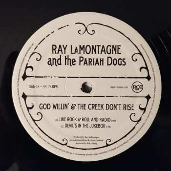 2LP Ray LaMontagne And The Pariah Dogs: God Willin' & The Creek Don't Rise
