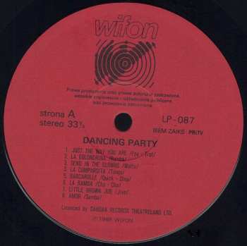 LP Ray McVay & His Orchestra: Dancing Party
