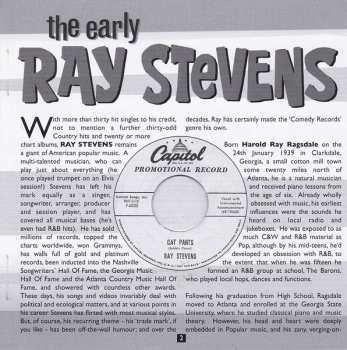 CD Ray Stevens: Ahab, Jeremiah, Sgt Preston And More ... The Early Ray Stevens