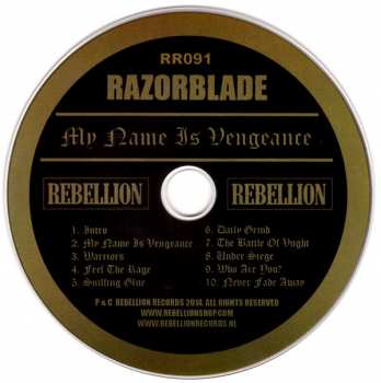 CD Razorblade: My Name Is Vengeance