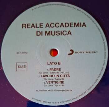 LP Reale Accademia di Musica: Reale Accademia Di Musica CLR | LTD | NUM
