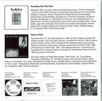 2CD Really Red: Teaching You The Fear: The Complete Collection 1979-1985